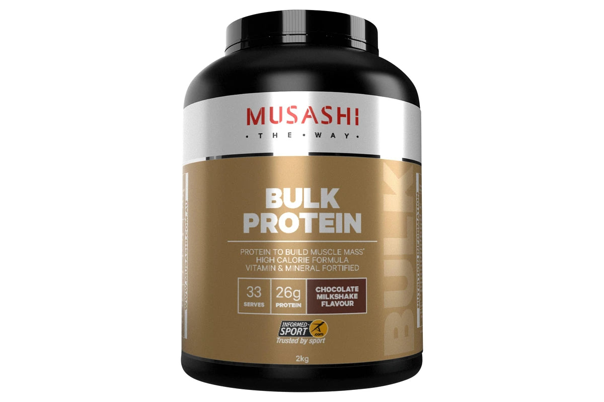 Musashi Bulk Protein Chocolate Milkshake Flavour 2kg