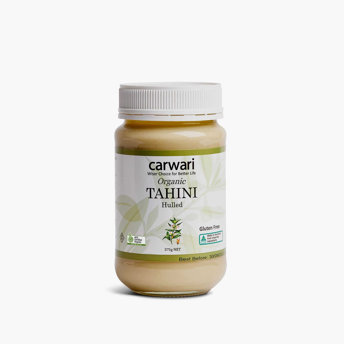 Carwari Organic Tahina Hulled 375g