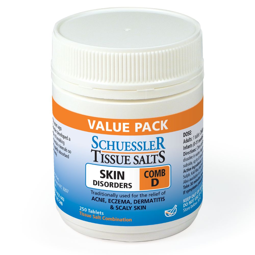 Comb D – SKIN DISORDERS | 250 tabs