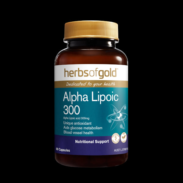 Herbs of Gold Alpha Lipoic 300mgs 60c