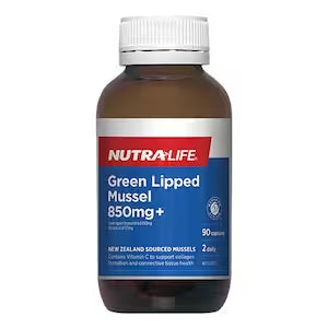 Nutra-Life Green Lipped Mussel 850mg plus 90c