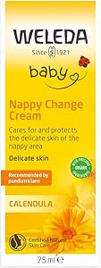WELEDA Calendula Baby Nappy Change Cream 75ml | Protects & Soothes Irritated Skin | Natural