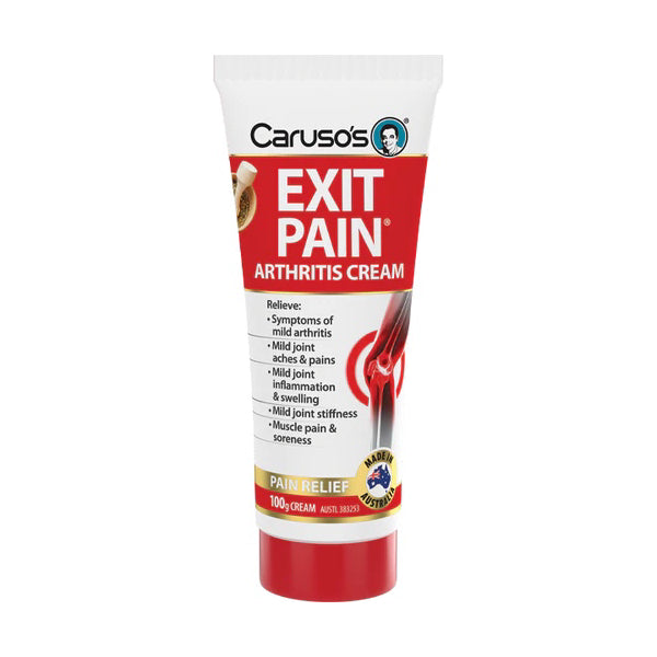 Caruso's Exit Pain Arthritis Cream Tube 100gm