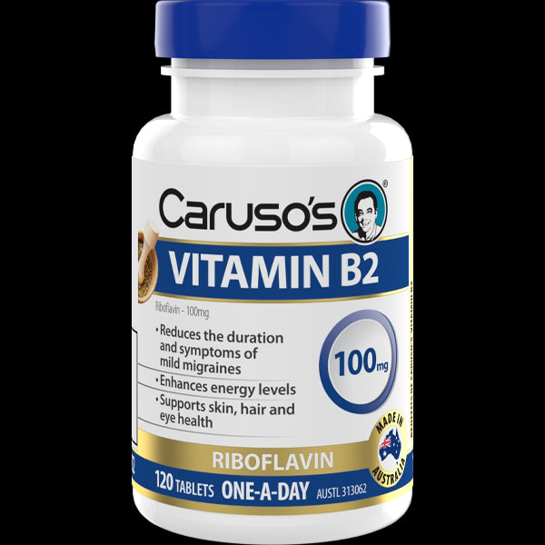 Caruso's Vitamin B2 100mg 120tabs