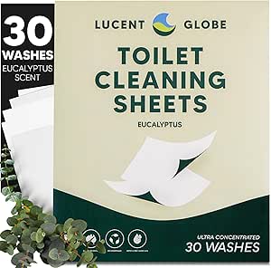 Lucent Globe Toilet Cleaning Sheets Eucalyptus