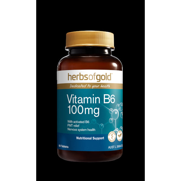 Herbs of Gold Activated Vitamin B6 60tabs
