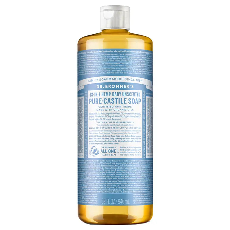 Dr Bronner's Pure Castile Soap Baby 946mls