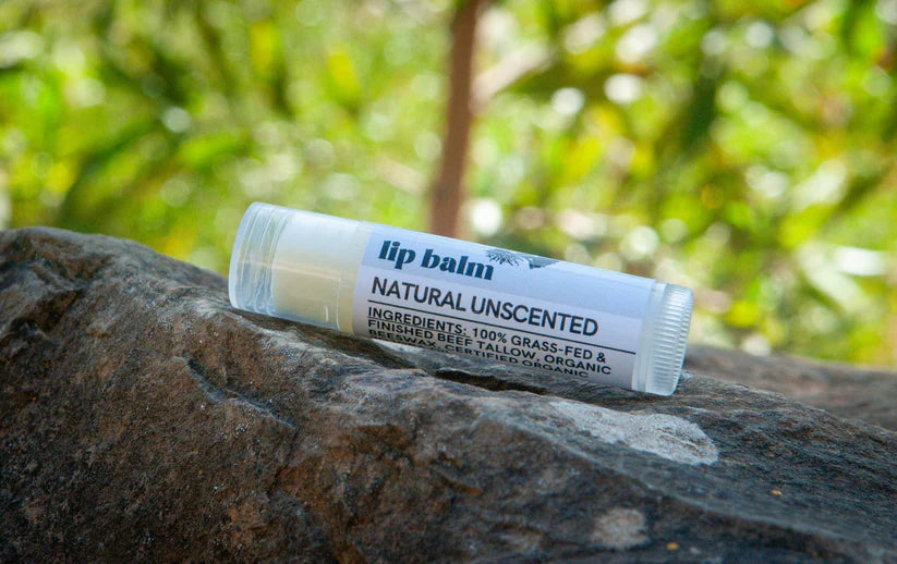 The Tallow Tribe Lip Balm Unscented
