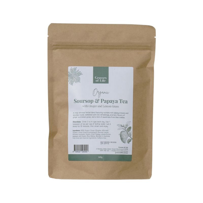 GOL Soursop & Papaya Tea Leaves 60g