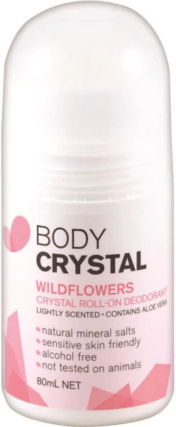 Body Crystal Wildflowers Roll on 80ml