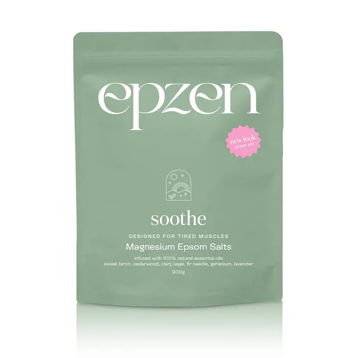 Epzen Magnesium Epsom Salts - Soothe 900g