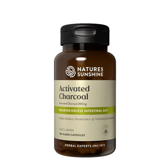 Nature's Sunshine Activated Charcoal 100 Caps