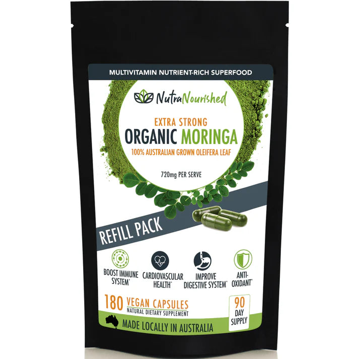 Nutra Nourish Organic Moringa 180caps
