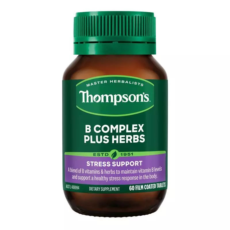 Thompson's B Complex Plus Herbs 60tabs