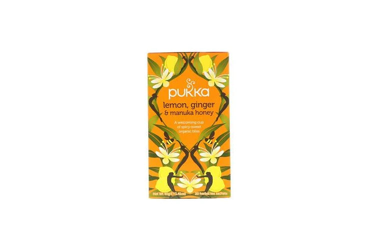 Pukka Lemon Ginger Manuka Honey 20 Tea Bags