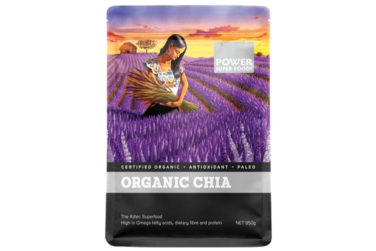 Power Super Foods Organic Chia Seeds 450gm