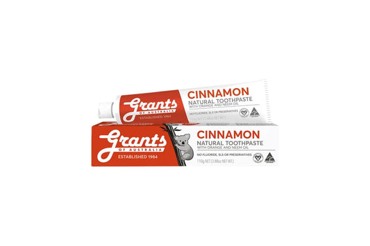 Grants Of Australia Natural Toothpaste Cinnamon with Orange & Neem Oil 110g