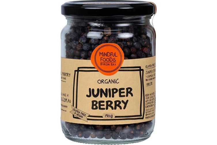 Mindful Foods Organic Juniper Berries 190gm