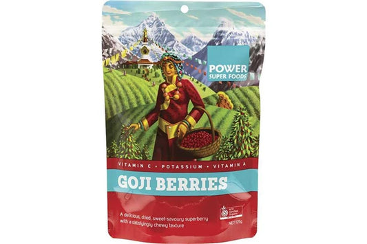 Power Super Foods Organic Goji Berries 125g