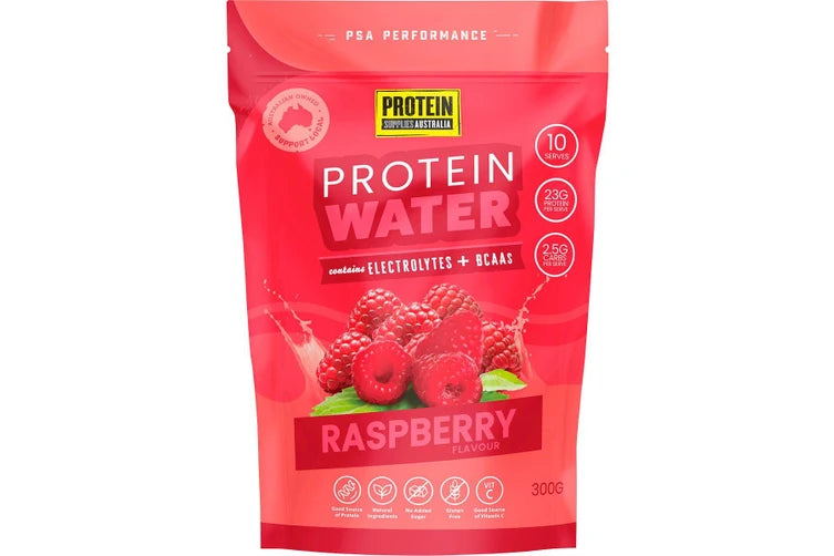 Protein Supplies Australia Protein Water Raspberry 800gm