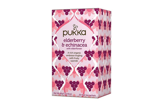 Pukka Elderberry & Echinacea 20 Tea Bags