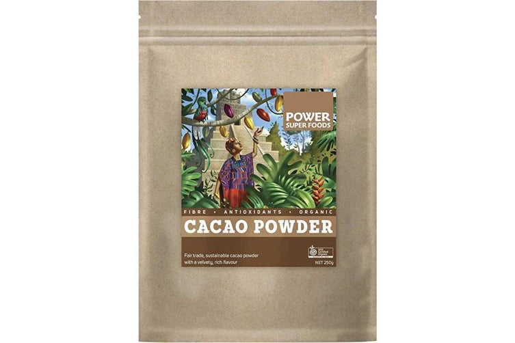 POWER SUPER FOODS Cacao Powder Kraft Bag 250g