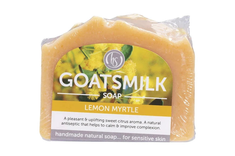 Harmony Soapworks Goat's Milk Soap Lemon Myrtle 140g