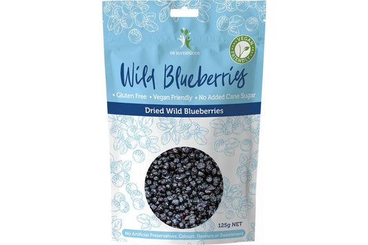 Dr Superfoods Super Wild Blueberries 125g