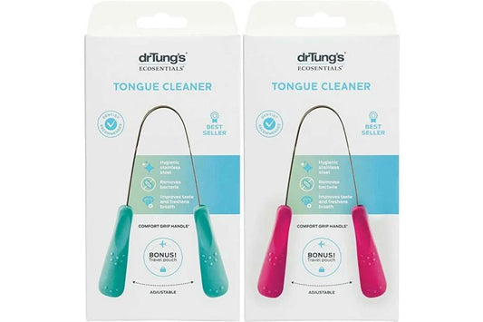 Dr Tung's Tongue Cleaner Stainless Steel (Colour May Vary)