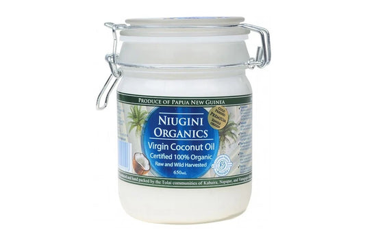 Niugini Organics Raw 100 % Organic Virgin Coconut Oil 650ml