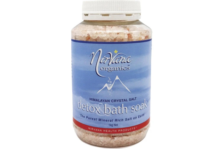 NIRVANA ORGANICS Himalayan Crystal Salt Detox Bath Soak 1kg