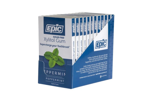 Epic Dental Gum Peppermint 12 piece
