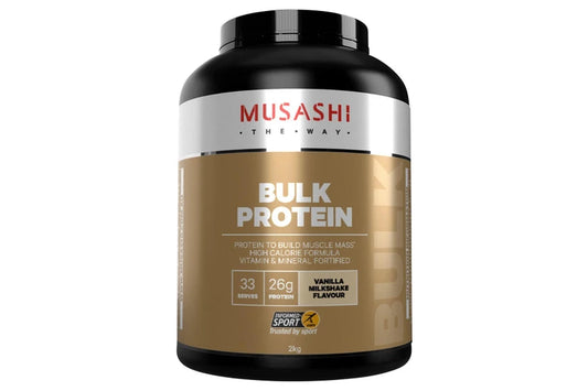 Musashi Bulk Protein Vanilla Milkshake 2kg