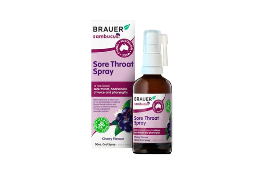 Brauer Sore Throat Sambucus Spray 20ml