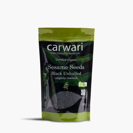 Carwari Organic Black Sesame Seeds 200gm