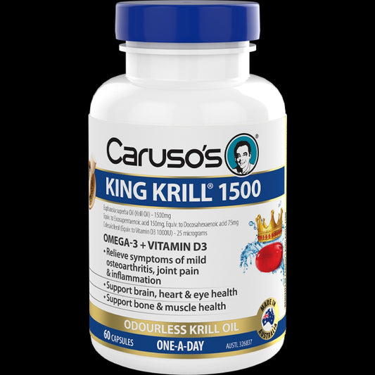 Caruso's King Krill 1500mg 60caps