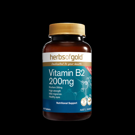 Herbs of Gold Vitamin B2 200mg 60tabs