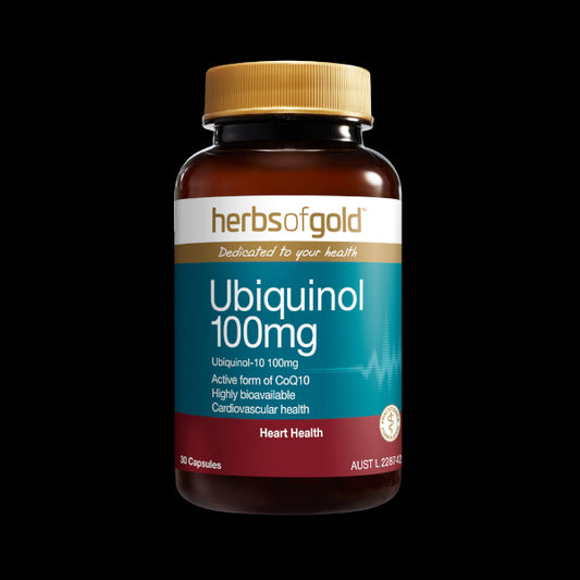 Herbs of Gold Ubiquinol 100mg 30 caps