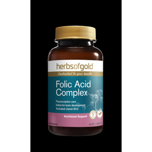 Herbs of Gold Folic Acid Complex 60 tabs