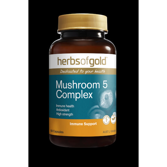 Herbs of Gold Mushroom 5 Complex 60caps