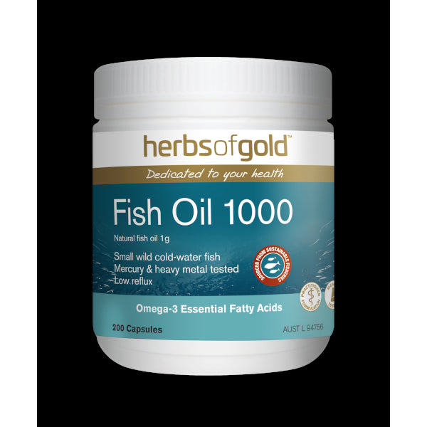 Herbs of Gold Fish Oil 1000 200caps