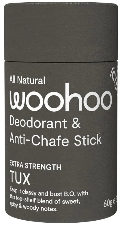 Woohoo Deodorant & Anti-Chafe Stick Tux (Extra Strength) 60g