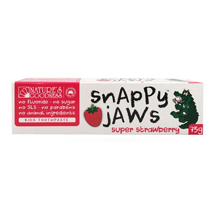 Nature's Goodness Snappy Jaws Toothpaste Strawberry 75g