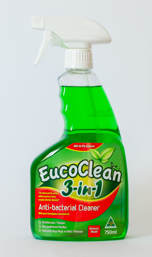 EucoClean 3 in 1 Antibacterial Cleaner – 750ML