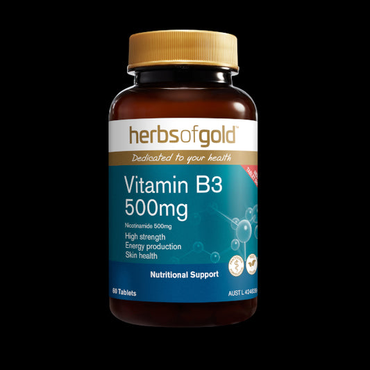 Herbs of Gold Vitamin B3 500mg 60tabs