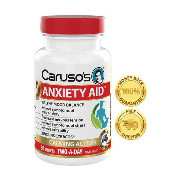 Caruso's Anxiety Aid 30 tabs