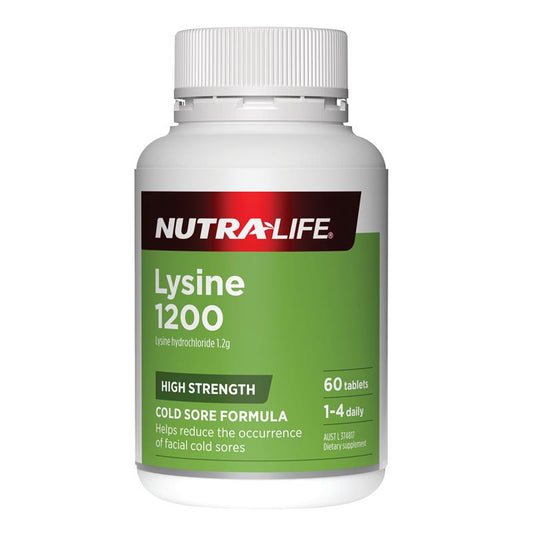 Nutra-Life lysine 1200 60 tabs