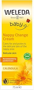 WELEDA Calendula Baby Nappy Change Cream 75ml | Protects &amp; Soothes Irritated Skin | Natural