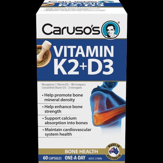 Caruso's Vitamin K2+D3 60caps