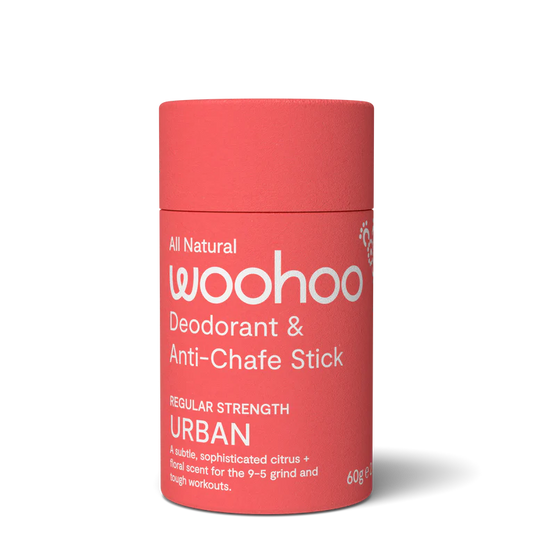 Woohoo All Natural Deodorant & Anti-Chafe Stick - Urban